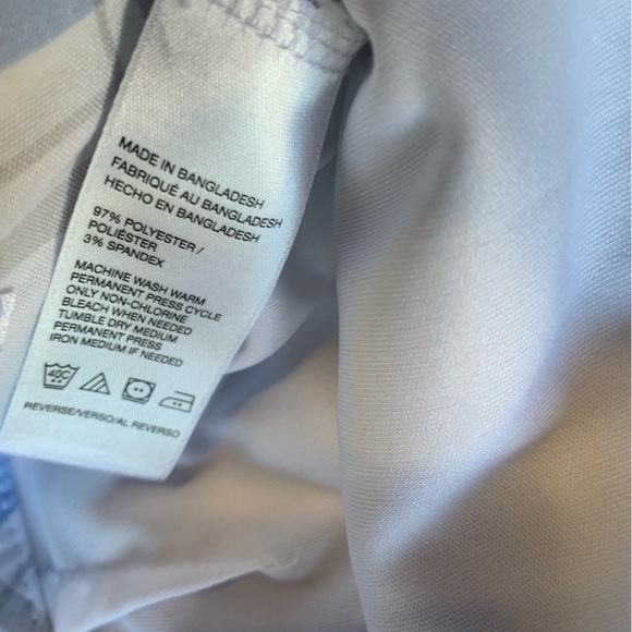 Izod Womens Golf Skort Size 8 Plaid Blue and White Pickle Ball - Picture 8 of 10